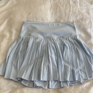 All in Motion Sky Blue Mini Skirt